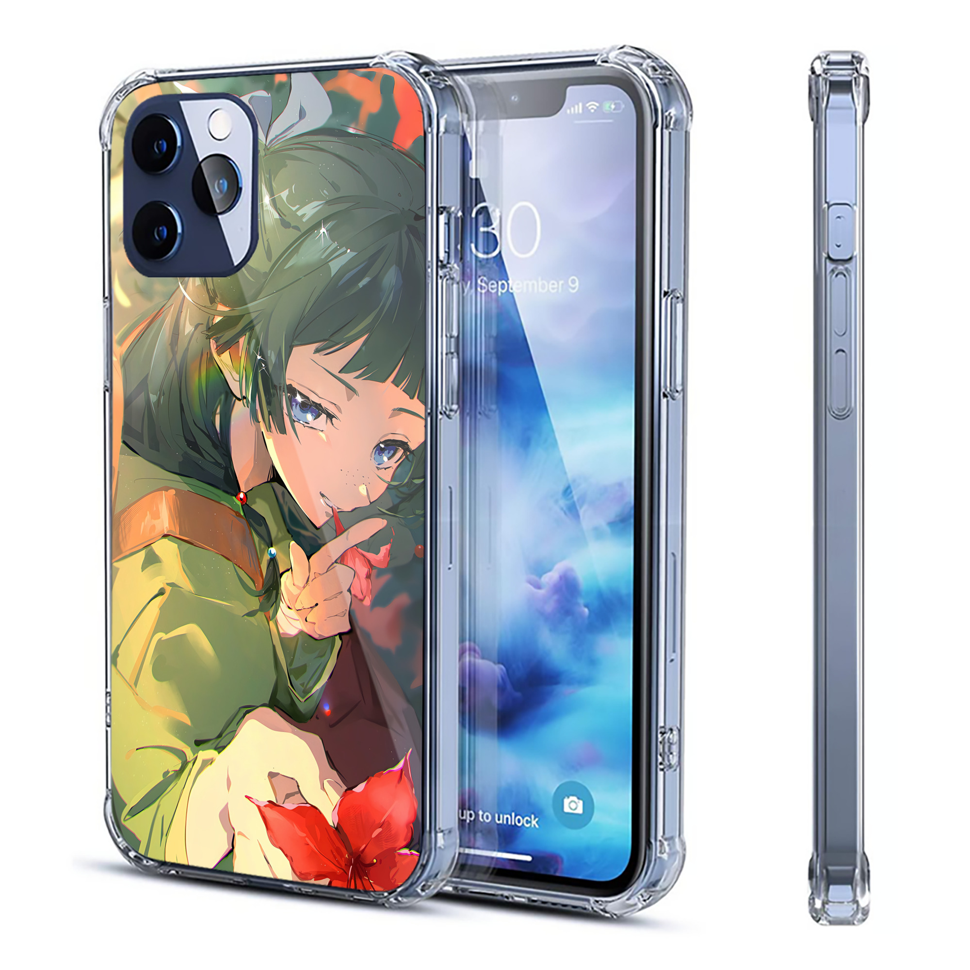 （画像用） 薬屋のひとりごと The Apothecary Diaries 【iPhone 12シリーズ対応】透明スマホケース（クリアソフトケース）